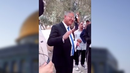 Far-right Israeli Minister Itamar Ben-Gvir and settlers storm Al-Aqsa Mosque