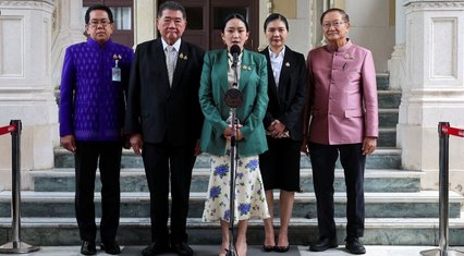 Court suspends Thailand’s PM pending case over leaked phone call