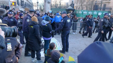 Demonstrators arrested over ICE protest at Columbia University