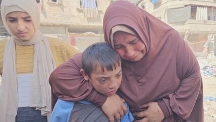 Child who lost father early in war among dozens killed in Israeli attack on Beit Lahiya