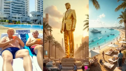 Trump posts bizarre AI video of a rebuilt Gaza with Netanyahu, Musk