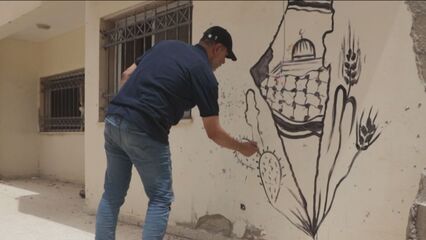 Graffiti artist in Jenin embodies artistic resistance amidst strife