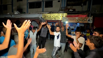 Palestinians celebrate progress on Trump’s Gaza peace deal 