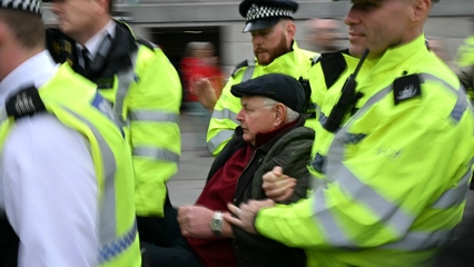 Protests in solidarity with Palestinians are underway in cities across Europe
