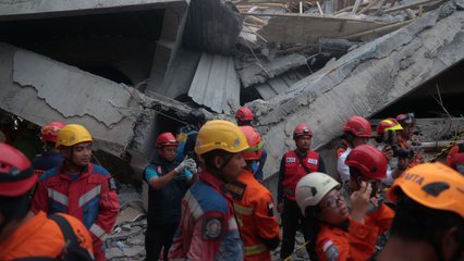 School collapse in Indonesia leaves three dead, 38 missing