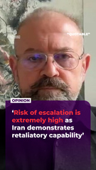 «Ο κίνδυνος κλιμάκωσης είναι εξαιρετικά υψηλός καθώς το Ιράν επιδεικνύει ικανότητα αντιποίνων»