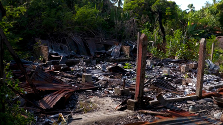Abandoned Myanmar town shows problem of election in wartime