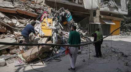 Southern Lebanon town devastated after Israeli attacks destroy homes