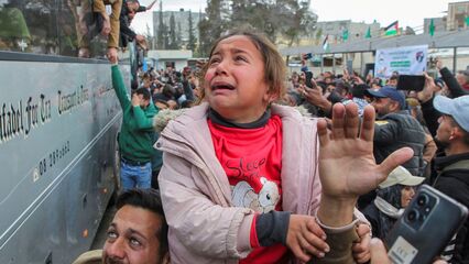 Seven Palestinians freed by Israel admitted to hospital
