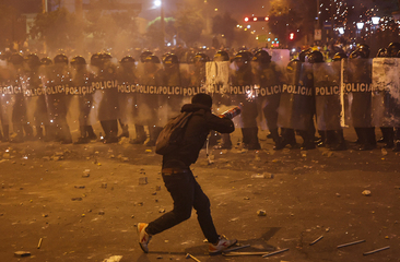 Peruvians in mourning: Vigil for anti-govt protester shot dead by police