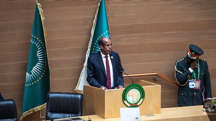 African Union chair says ‘extermination’ of Palestinians must stop