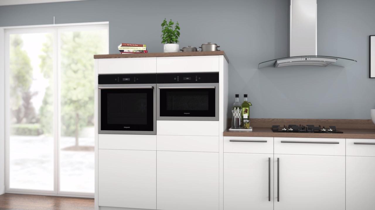 hotpoint integrated combination microwave