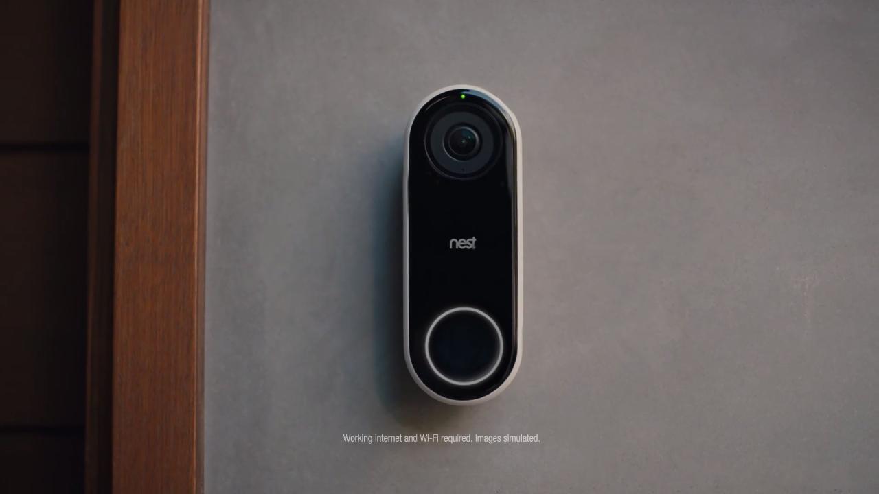 Nest hello video doorbell hot sale nc5100gb