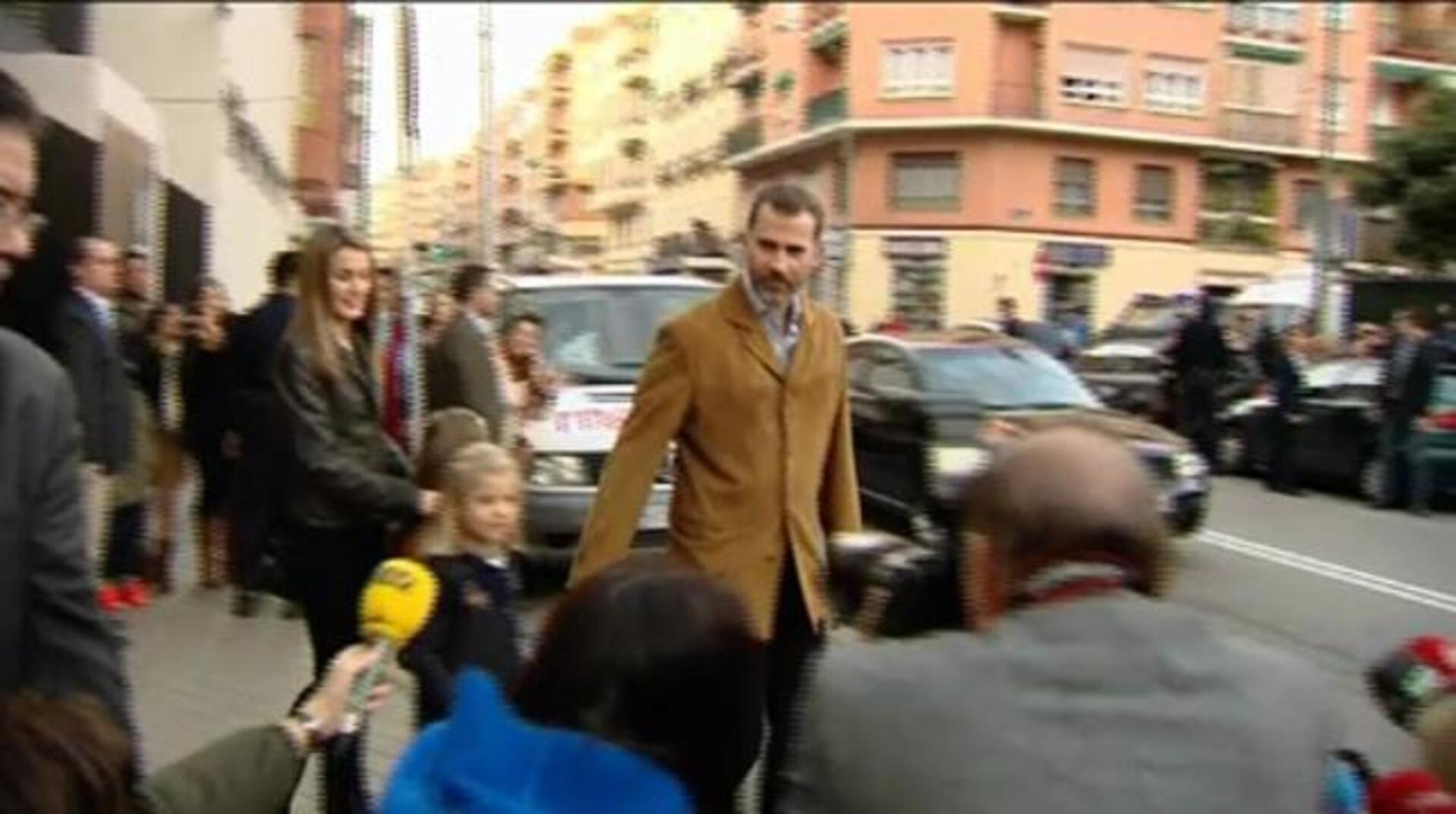 El Príncipe: «Hemos estado todos con el Rey y esto le ha animado mucho»