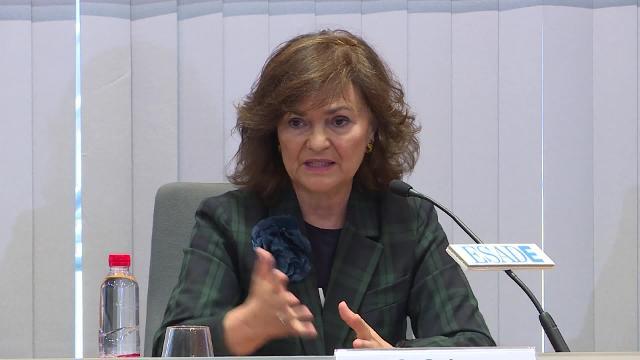 Calvo defiende &quot;un horario por igual&quot; en Europa