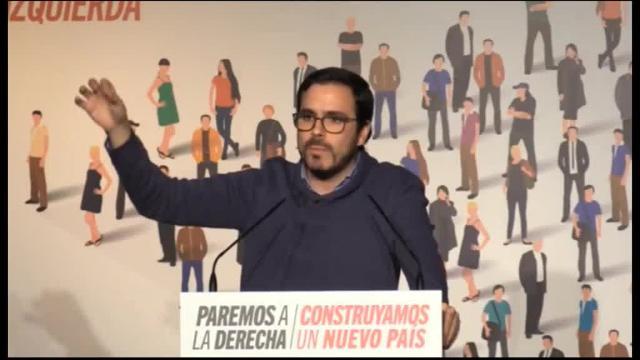 IU llama a toda la izquierda a crear un &quot;proyecto de país&quot;