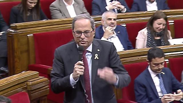 Torra exigirá autodeterminación como condición para la investidura