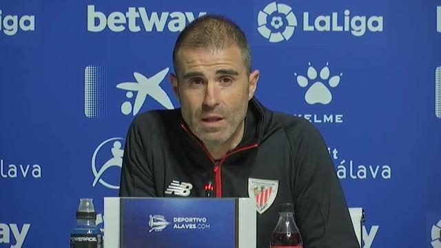 Garitano: &quot;El equipo ha hecho un trabajo inmenso, de abajo se sale así&quot;