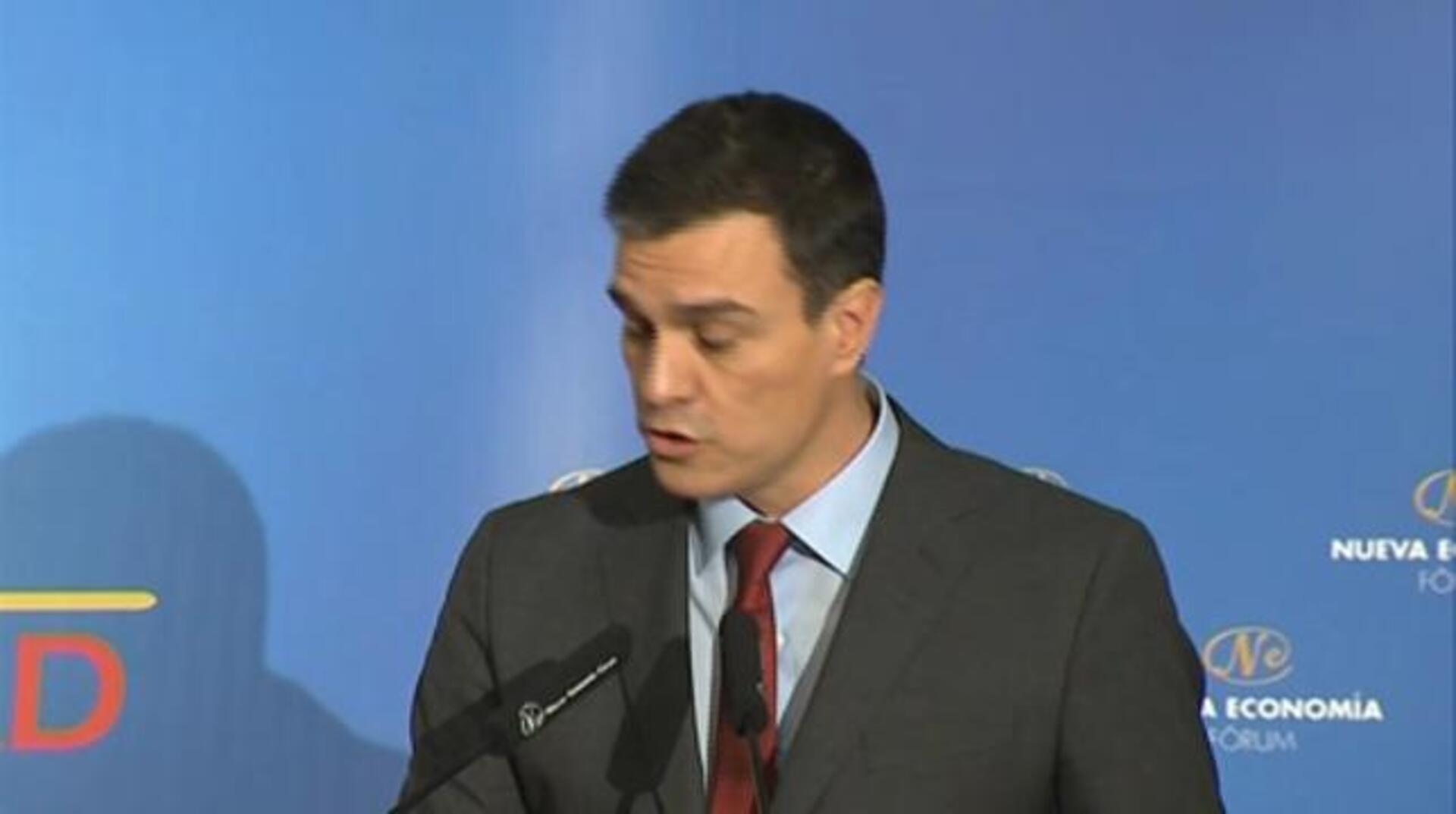 Pedro Sánchez, secretario general del PSOE
