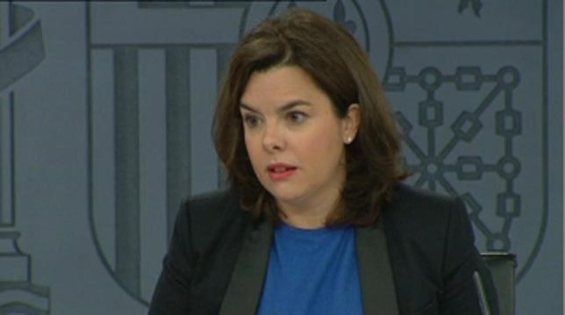 Ana Pastor y Soraya Sáenz de Santamaría, en Moncloa