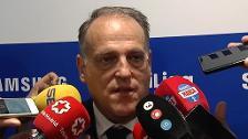 Javier Tebas: "Me preocupa que Cristiano se pueda ir, pero lo superaremos"