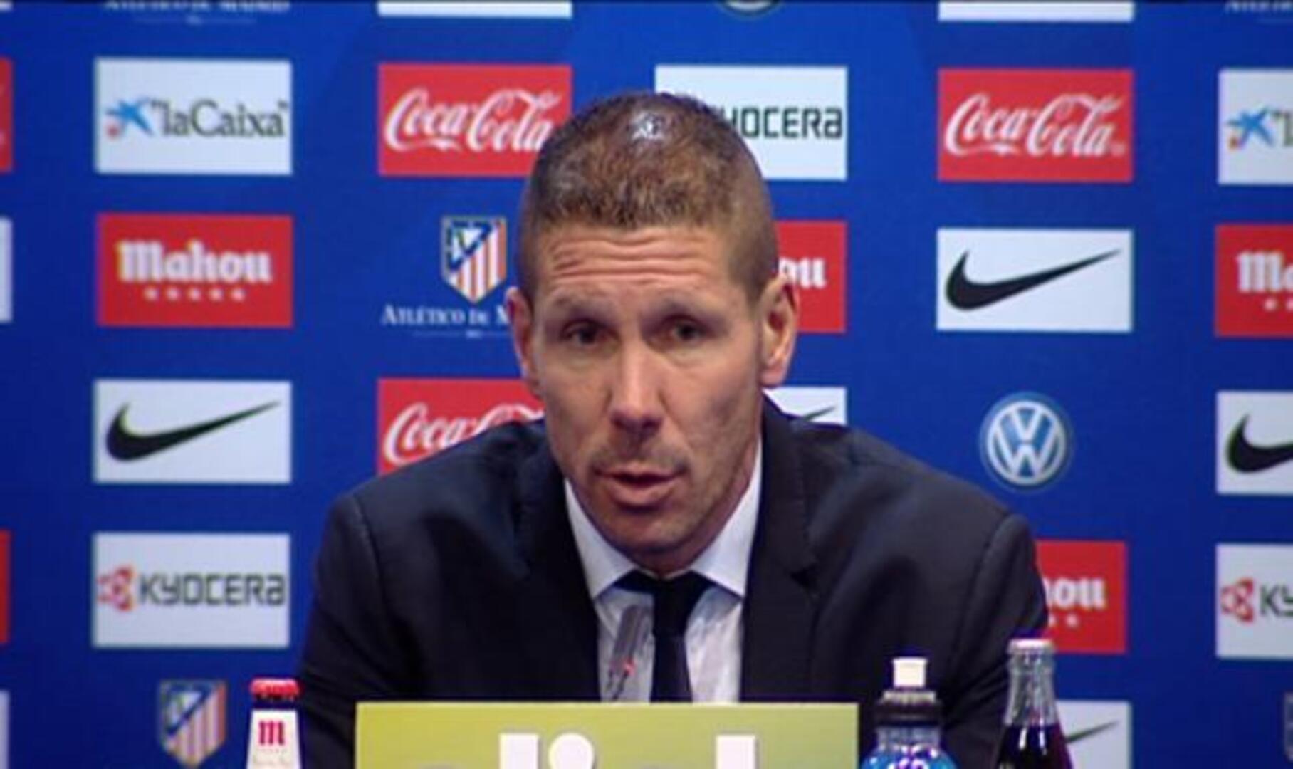 Simeone: «En enero habríamos firmado tener esta semana por delante»