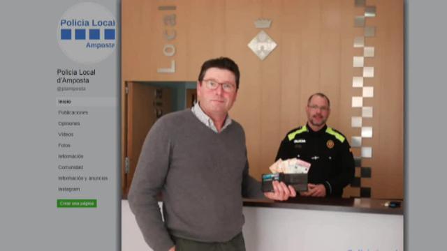 Un mendigo devuelve una cartera con 1000 euros