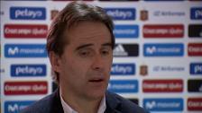 Julen Lopetegui: "Cuando llegué, sabía que íbamos a tener que tomar decisiones importantes con algunos jugadores"