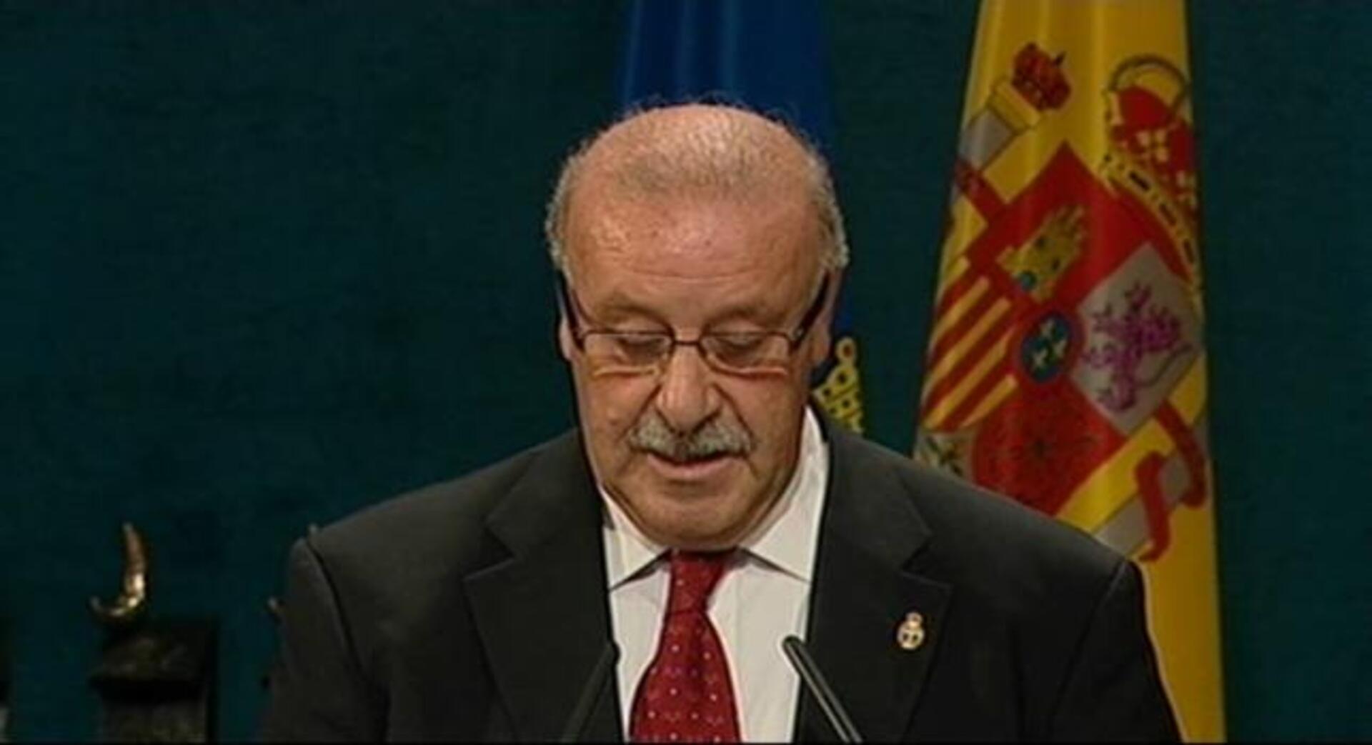 Del Bosque ofrece el Premio a Aragonés