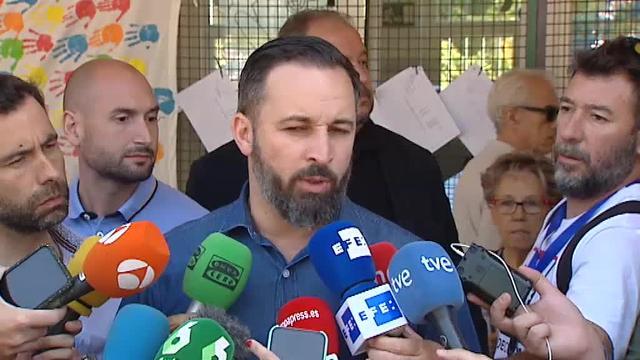 Abascal asegura no tener &quot;ningún tipo de temor&quot; ante los resultados de las elecciones