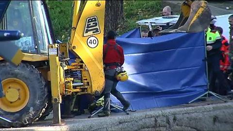 Lugar donde los equipos de rescate han encontrado al cuerpo sin vida