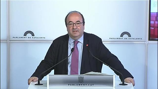 El PSC recurrirá ante el Tribunal Constitucional el veto a Iceta en el Parlament