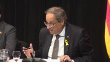 Torra celebra el consenso entre sindicatos y patronal en Cataluña