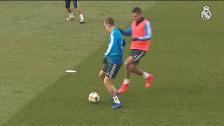 El Real Madrid continúa preparando su duelo copero ante el Girona