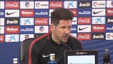 Simeone, sobre Costa: "Tiene pocas posibilidades de jugar el jueves"