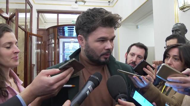 Rufián compara España con Turquía por Anna Gabriel