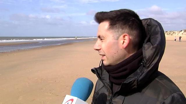 Destrozos en las playas de Huelva