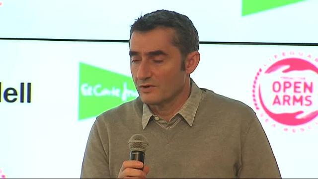 Valverde: &quot;Messi está muy bien, ha entrenado perfectamente&quot;