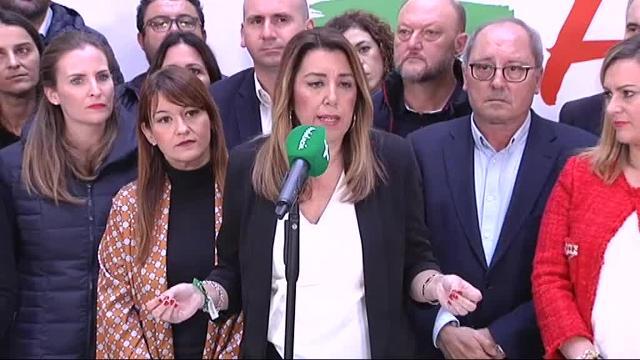 Susana Díaz: &quot;Lo más normal es que el tercero apoye al primero&quot;
