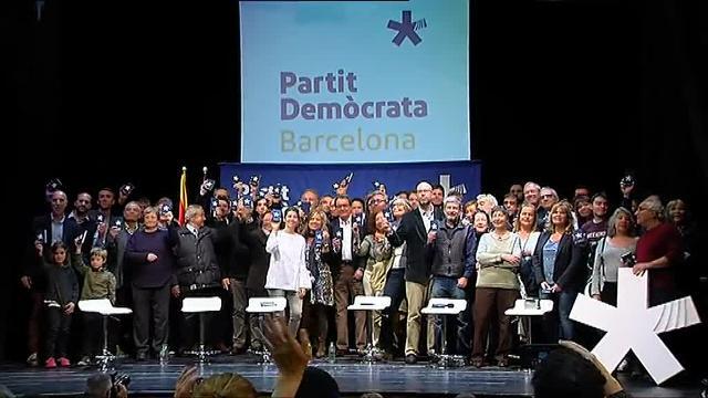 Artur Mas, en el acto de presentación del PDeCAT en Barcelona