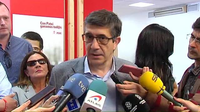 Imagen de Patxi López en el acto celebrado hoy en Valencia