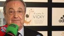 Florentino Pérez: «Si tienes un amigo que vive en Hong Kong le preguntas qué tal está allí»