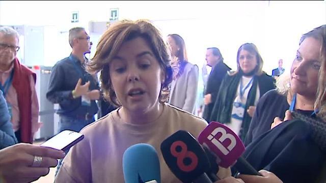 Sáenz de Santamaría: &quot;El señor Puigdemont es un huido de la Justicia&quot;