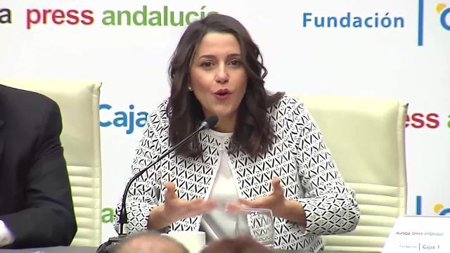 Arrimadas: &quot;Sánchez es un peligro público para la economía&quot;