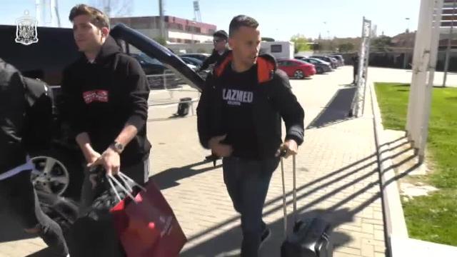 La selección española llega a la Ciudad del Fútbol