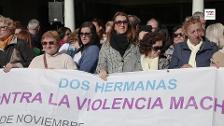 Concentración para condenar el crimen machista de Dos Hermanas