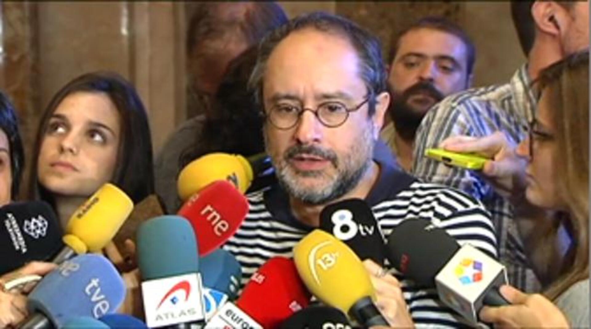 Carme Forcadell y Antonio Baños