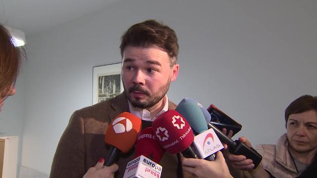 Rufián asegura que a ERC &quot;no se le chantajea&quot;