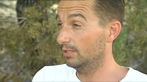 Zona del incendio junto a la urbanización Cumbres del Sol en el paraje natural de La Granadella