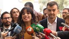 Teresa Rodríguez: "No participamos en operaciones de blanqueo de alianzas entre la derecha y la extrema derecha andaluzas"